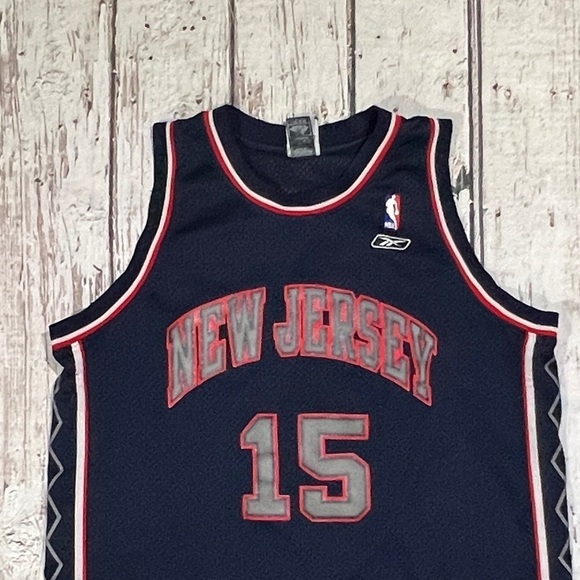 Vince Carter New Jersey Nets NBA Basketball Reebok Stitched Sports Jersey - Picture 7 of 13